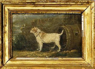 Anglo/American School, 19th Century       Portrait of a Dog.