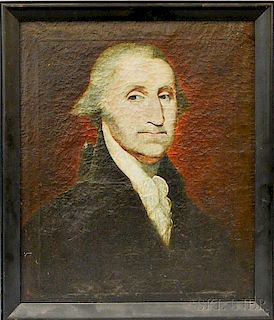 Anglo/Chinese School, 19th Century       Portrait of George Washington