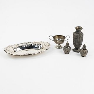(4) Assorted Dishes Incl. Sterling & Silverplate 