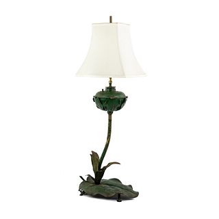 Art Nouveau Lily Pad Lamp