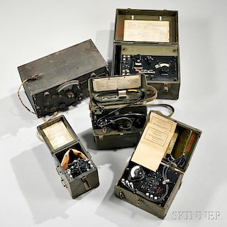 Group of WWII Signal Corps Equipment