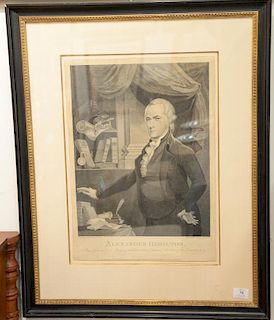 William Rollinson (1762-1842) 
Stipple engraving 
Alexander Hamilton Major General of the Armies of the United States of America Sec...
