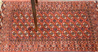 Bokhara Oriental throw rug. 
4' x 6'