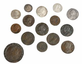 Group of 15 British Coins 