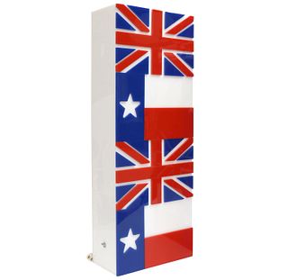 ACRYLIC TEXAS & UK FLAG WALL LIGHT PANEL