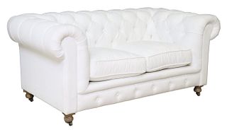 RESTORATION HARDWARE CHESTERFIELD TWO-SEAT SOFA