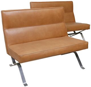 (PR) MODERN DESIGN VINYL BENCH SEAT SETTEES