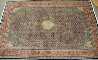 Room size Oriental carpet, mid to late 20th century. 
11'10" x 18'1"