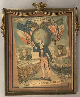 Poster-Uncle Sam, "Carrying the World to Victory"