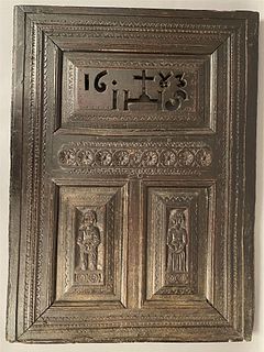 17th Century Cupboard Door Elaborately Carved