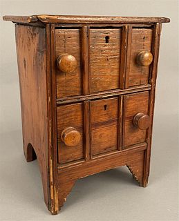 Miniature 17th C Style 2 Drawer Chest