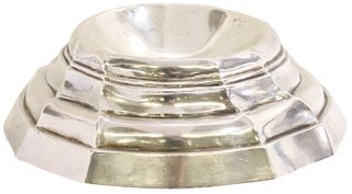 CONTINENTAL SILVER STEPPED HOLY WATER FONT