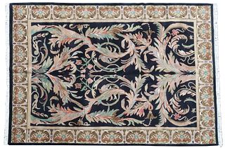 HAND-TIED AGRA RUG, INDIA, 12'2" X 9'0.5"