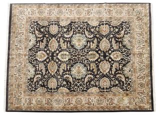 HAND-TIED AGRA RUG, INDIA, 9'11" X 8'0"