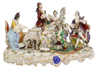 VOLKSTEDT DRESDEN LACE CONCERT FIGURAL GROUP