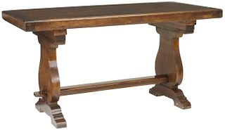 FRENCH OAK REFECTORY TABLE