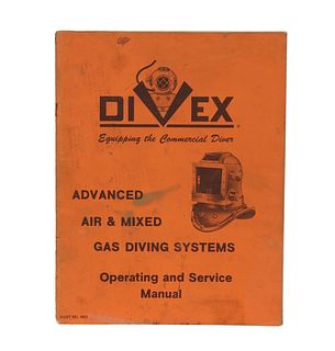 DIVEX SWINDELL ADVANCED Diving Equipment Catalog