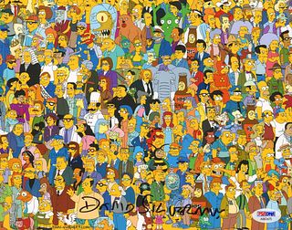 DAVID SILVERMAN Signed "The Simpsons" 8x10 Photo (PSA COA)
