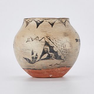 Early Cochiti Pueblo Pottery Jar