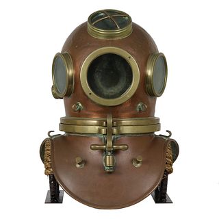 Charles Petit 1800s French Helmet No Bolt Diving Helmet