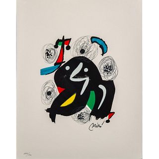 Joan Miro (Spanish 1893-1983) Lithograph, La Melodie Acide