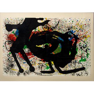 Joan Miro (Spanish 1893-1983) Lithograph, Derriere Le Miroir
