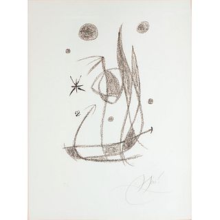 Joan Miro (Spanish 1893-1983) Signed Lithograph