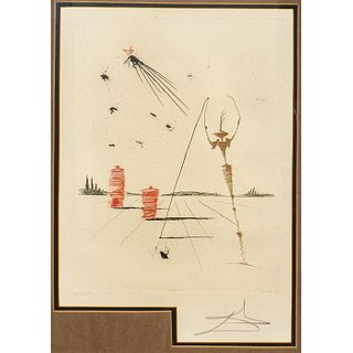 Salvador Dali (Spanish 1904-1989) Signed, Etching
