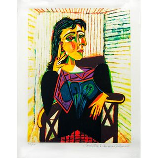 Pablo Picasso, Giclee Print, Portrait of Dora Maar Seated