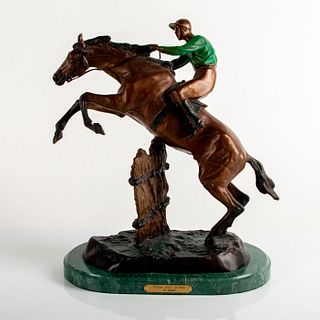Antoine Bofill (Spanish 1895-1921) Bronze Horse and Jockey