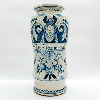 Vintage Hand Painted Pulpa de Tamarindo Apothecary Jar