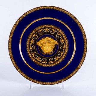 Rosenthal Versace Large Porcelain Plate Charger Medusa