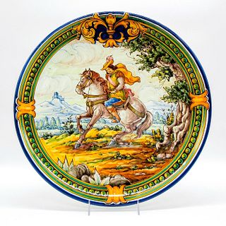 Conde Talavera Spanish Decorative Plate, Horseback Rider