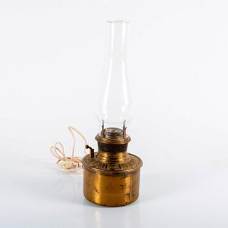 Bradley and Hubbard Lamp with Glass Chimney