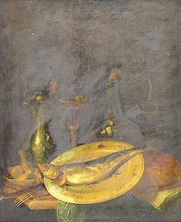 Attributed to Willem Kalf. Oil on Canvas. Still