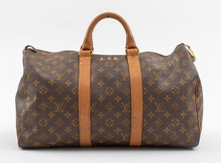 Louis Vuitton Vintage Monogrammed Keepall 45 Bag