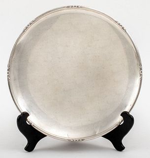 Sterling By Fina Round Silver Tray
