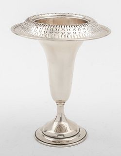 William B. Durgin Sterling Trumpet Vase