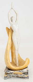L. Gabrielli "Dance" Marble Sculpture