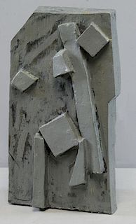 PERLMAN, Joel. Glazed Ceramic Abstract Sculpture.