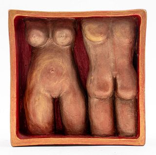 Louis Mendez Modern Ceramic Sculpture of Nudes