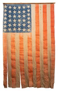 38 Star United States Flag, circa 1877