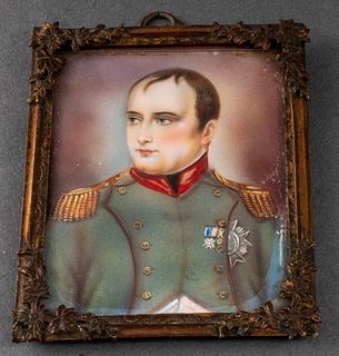 Signed Miniature Portrait of Napoleon Bonaparte