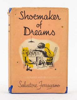 Signed Autobiography of Salvatore Ferragamo, 1957
