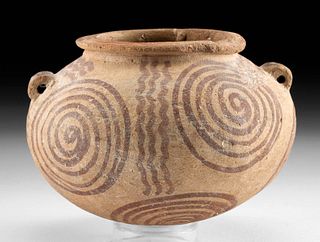 Egyptian Predynastic Naqada II Marl Pottery Jar