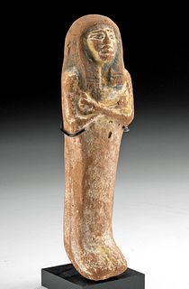 Egyptian New Kingdom Polychrome Ushabti