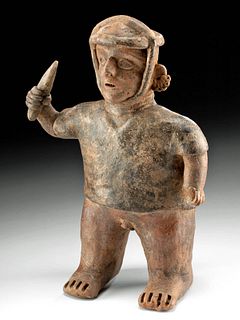 Colima Pihuamo Pottery Semi-Nude Male Warrior