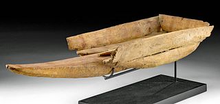 Ancient Atacama Desert Balsa Wood Boat Model