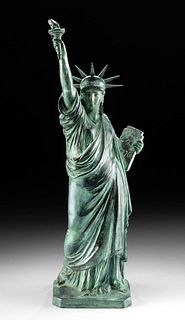 After Bartholdi Bronze Model of Statue of Liberty