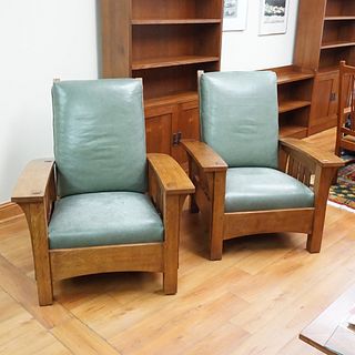 Pair of Stckley Arm Chairs
